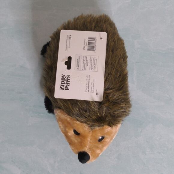 Zippy Paws Hedgehog Squeaky Plush Dog Toy - NWT - Picture 2 of 12